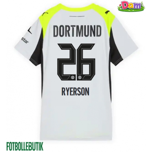 Borussia Dortmund Julian Ryerson #26 Bortatröja Kvinnor 2025-26 Kortärmad